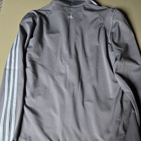 Adidas Women's Gray Clima365 Track Jacket - Picture 2 of 3